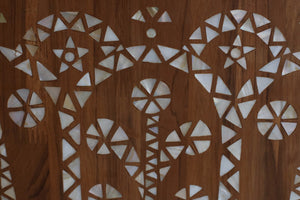 Mother of Pearl Inlay - Wooden Table