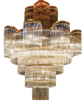 Cascade De Crystal Hanging Lamp